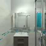 modern szürke fürdőszoba